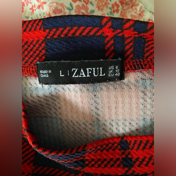 NWOT ZAFUL plaid bodycon mini dress - Picture 6 of 6